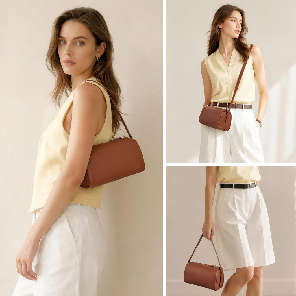 Genuine Leather Mini Crossbody Bag T6600
