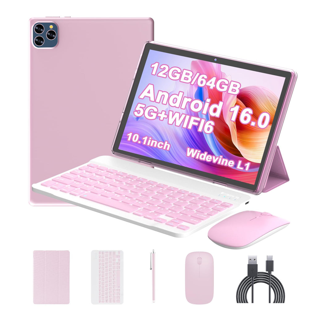 Android 16 Tablet 10 Inch 12 GB RAM 64GB ROM 2 in 1 Tablet PC N9202