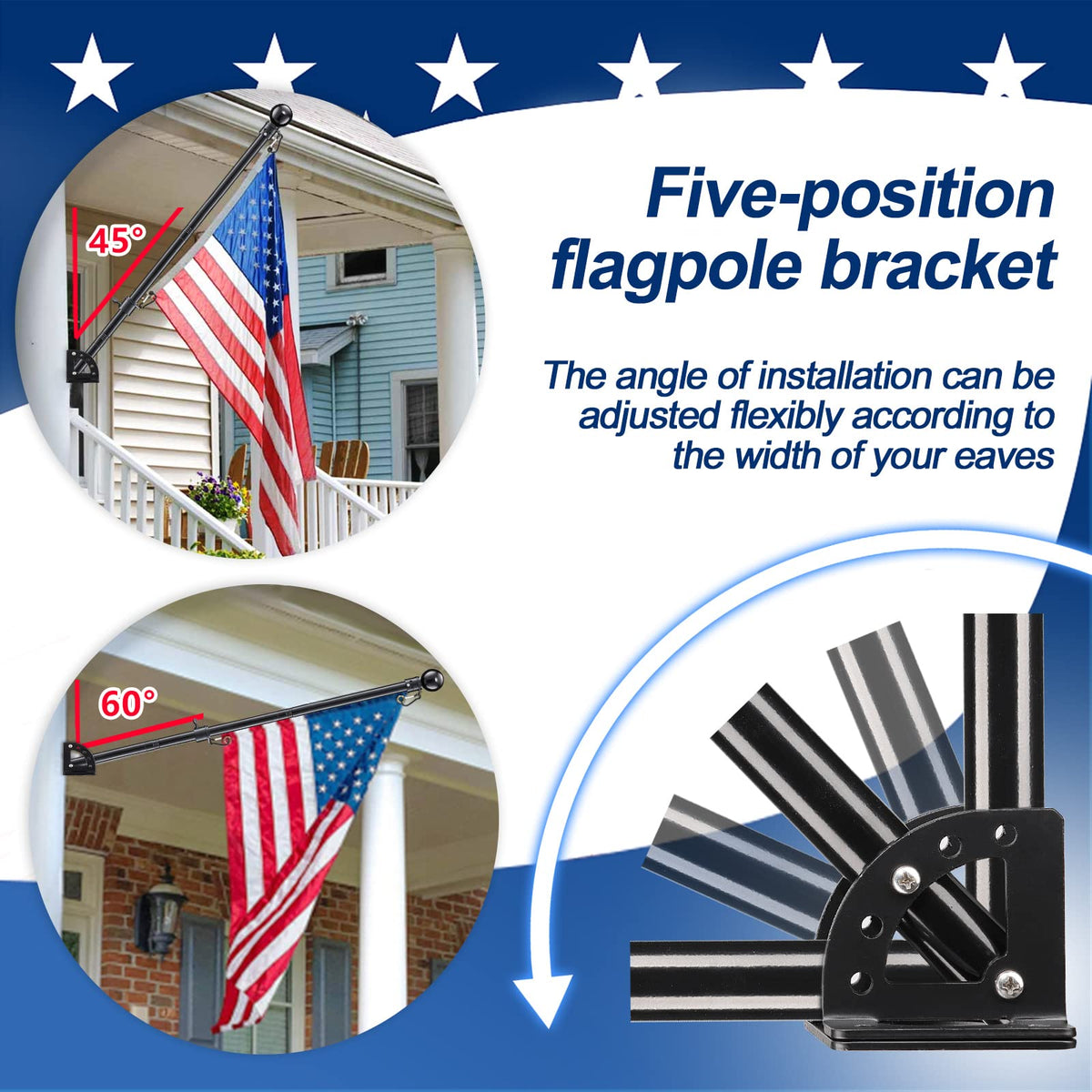 6ft Tangle Free Spinning Flag Pole Kit W4731
