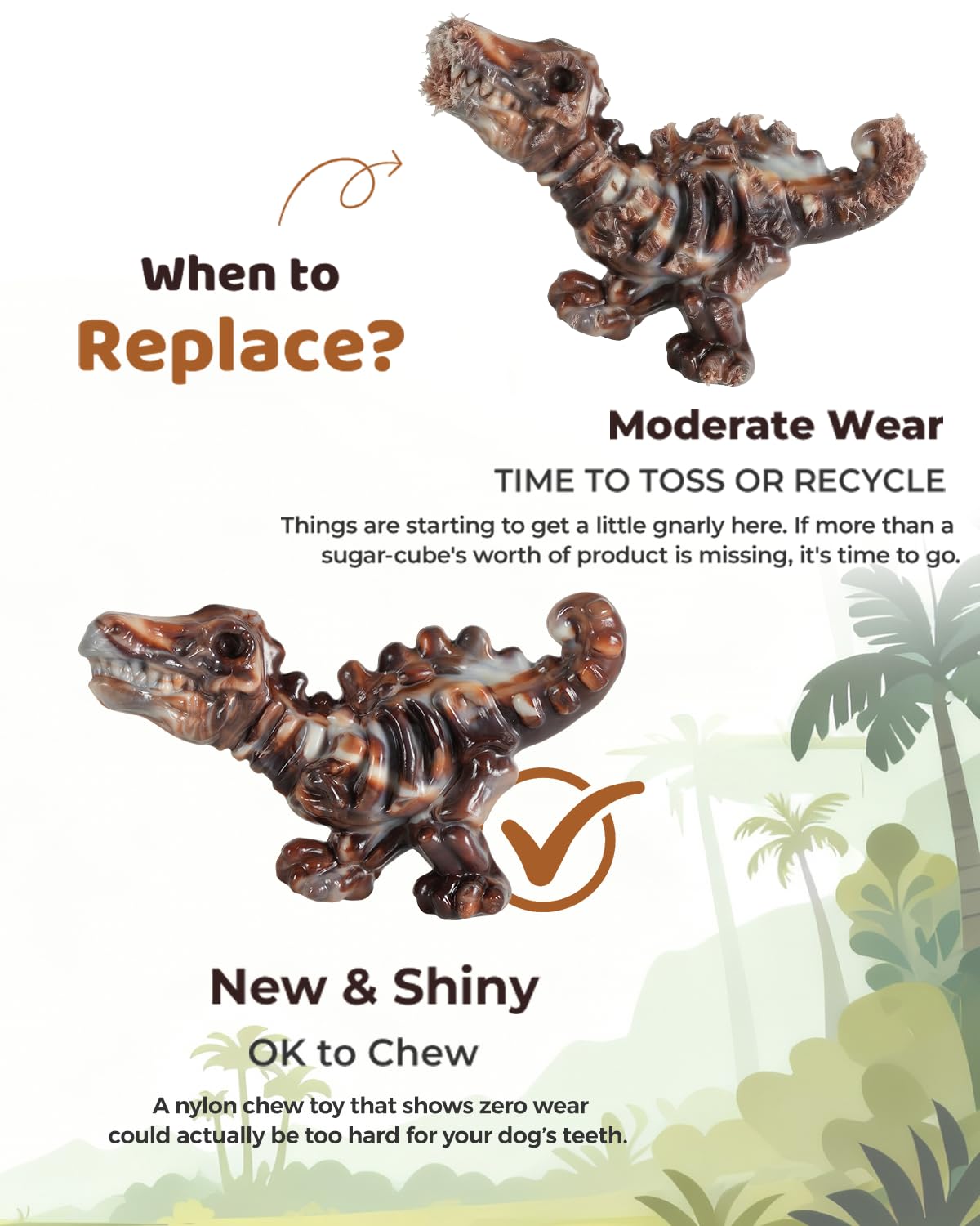 2-Pack Tough Dog Chew Toys H6447