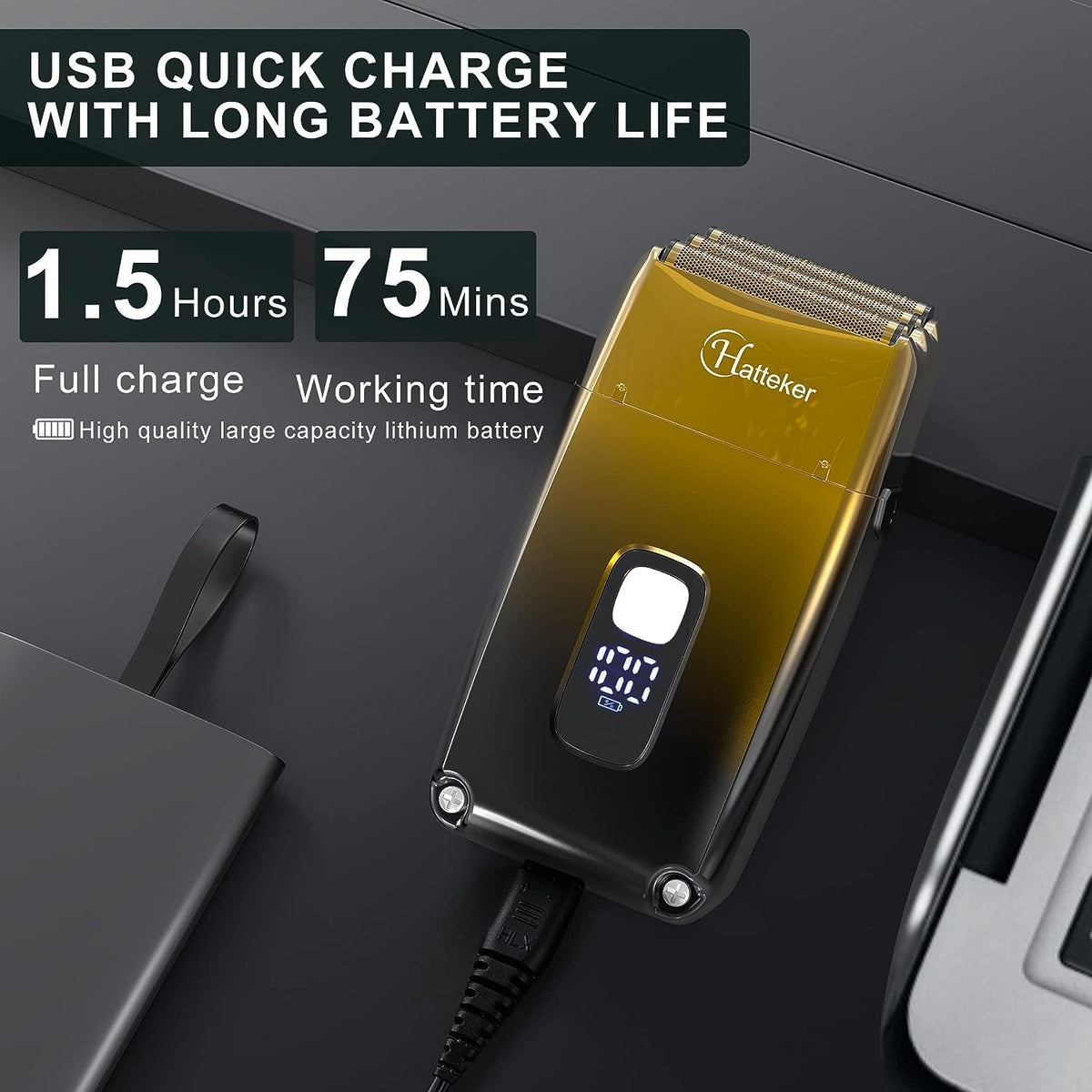 Electric Foil Shaver Waterproof Cordless P111