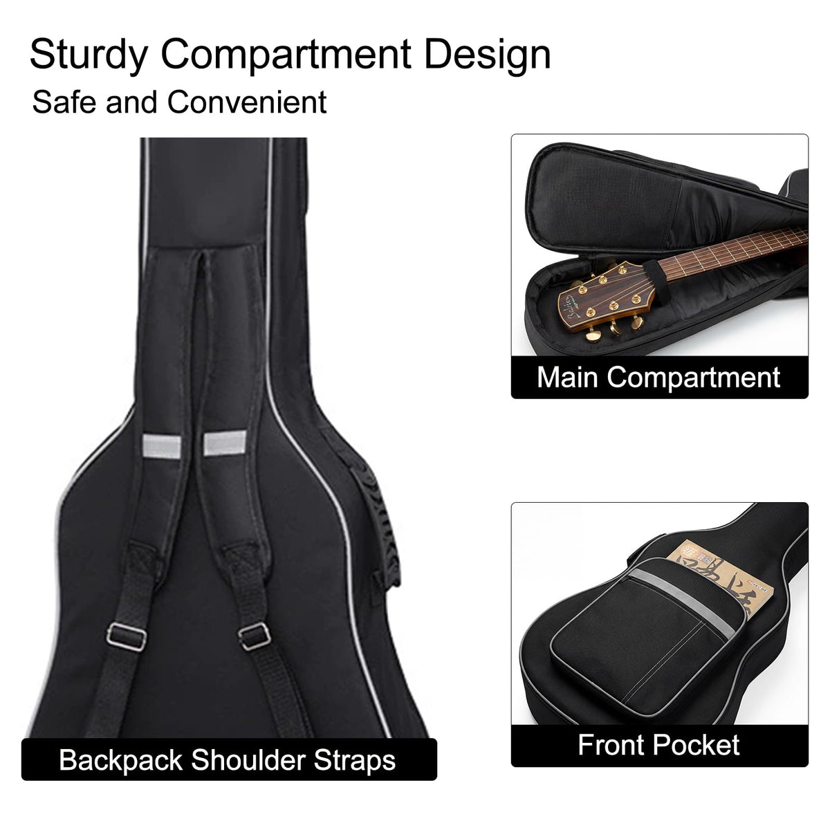 41 Inch Water-Resistant Acoustic Guitar Bag A39517