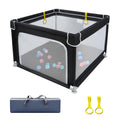 Baby Playpen with Mesh and Anti-Slip Base P1352
