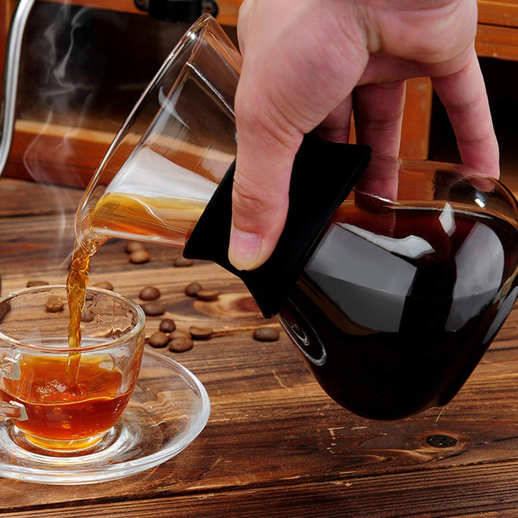 Pour Over Coffee Maker, Paperless Glass Dripper 400ML O568
