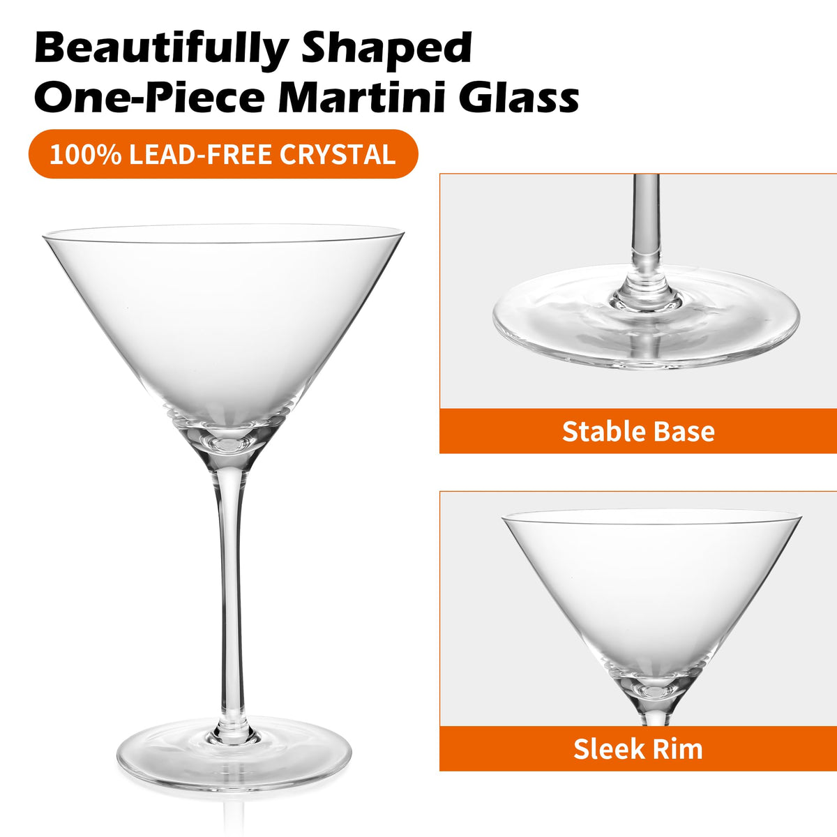 10oz Martini Glasses Set of 4 M284