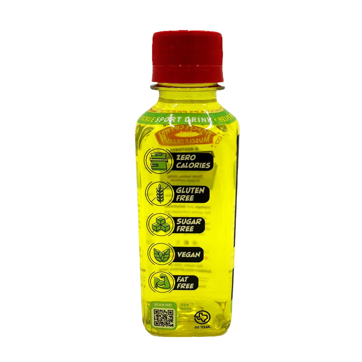 Electrolyte Pickle Shot Zero Caffeine & Gluten-Free 6.3 Oz (Pack of 18, Dill Pickle) G751397