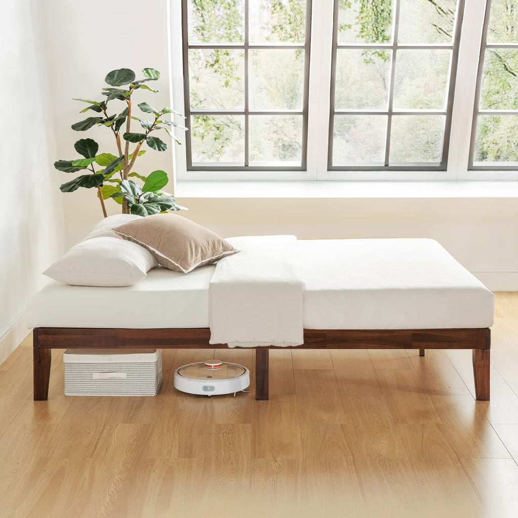 12-Inch Solid Wood Platform Bed, Twin, Espresso P977520