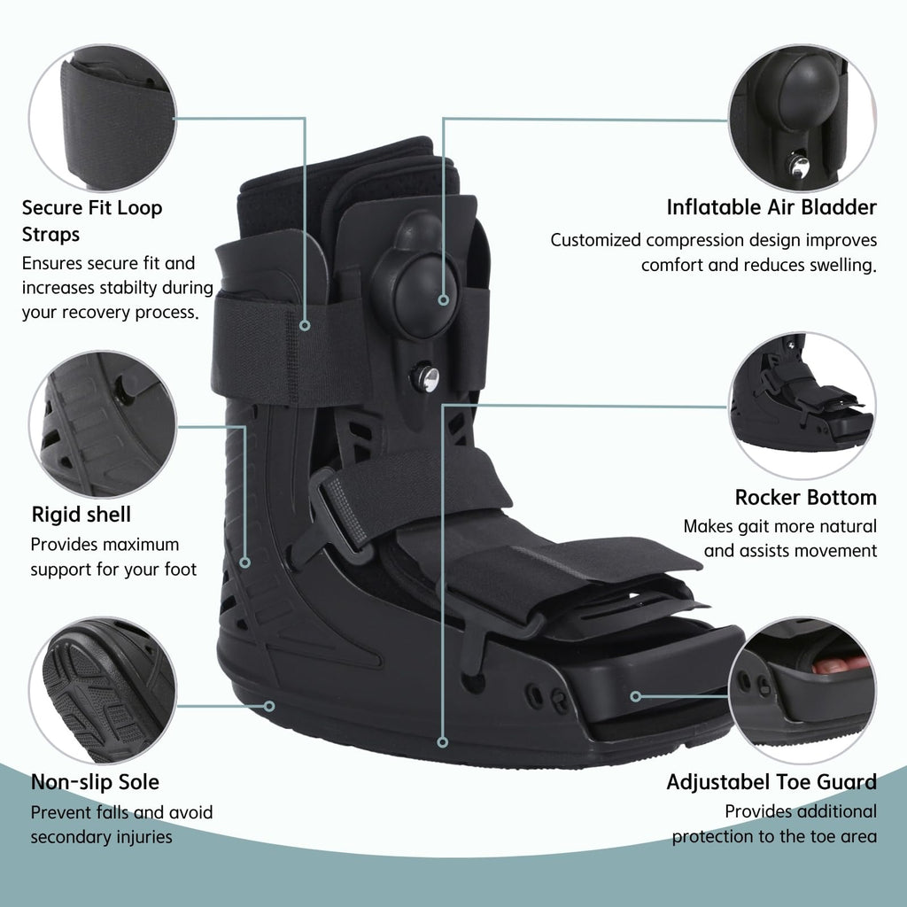 Short Inflatable Walking Boot U989644