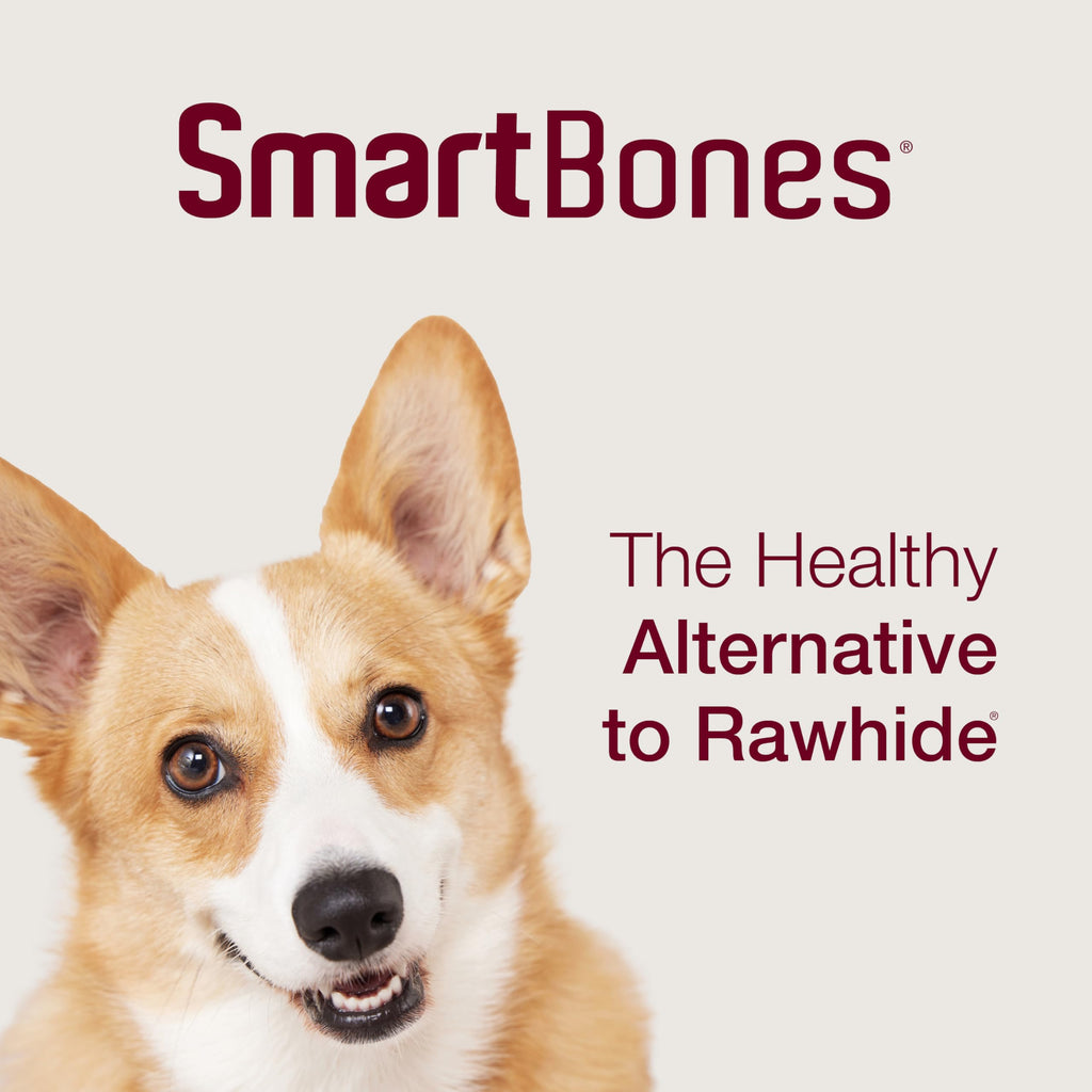 Medium Rawhide-Free Dog Treat with Peanut Butter, 4 Count E849850