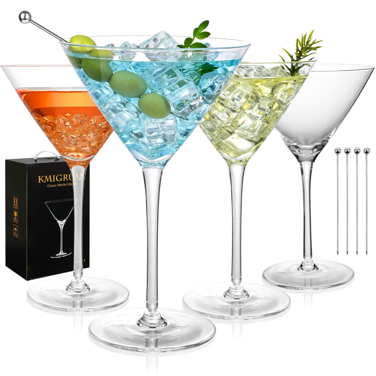 10oz Martini Glasses Set of 4 M284