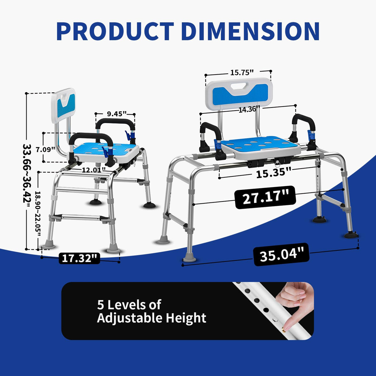 Sliding Shower Chair M71239
