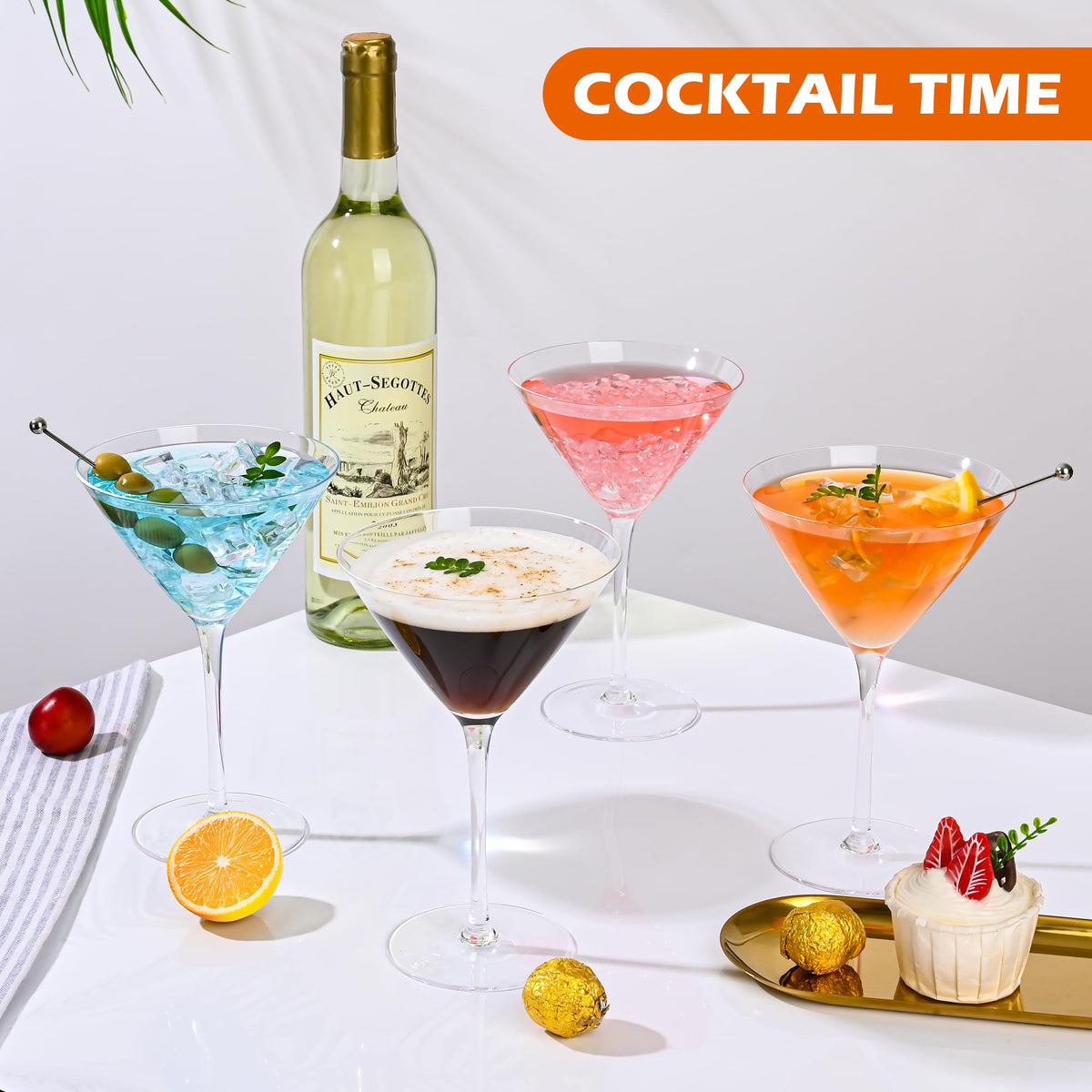 10oz Martini Glasses Set of 4 M284