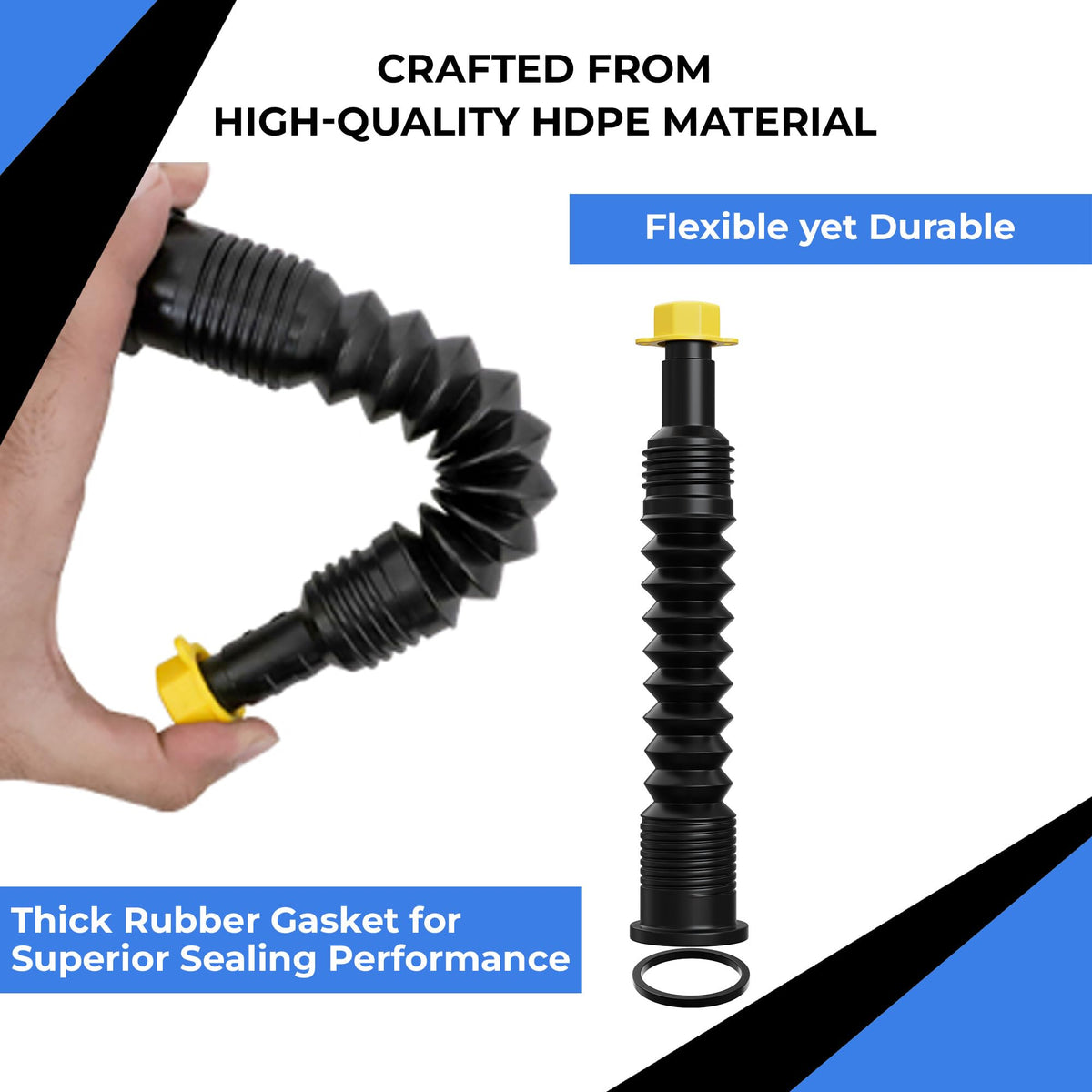 Gas Can Spout Replacement with Flexible Nozzle P13752