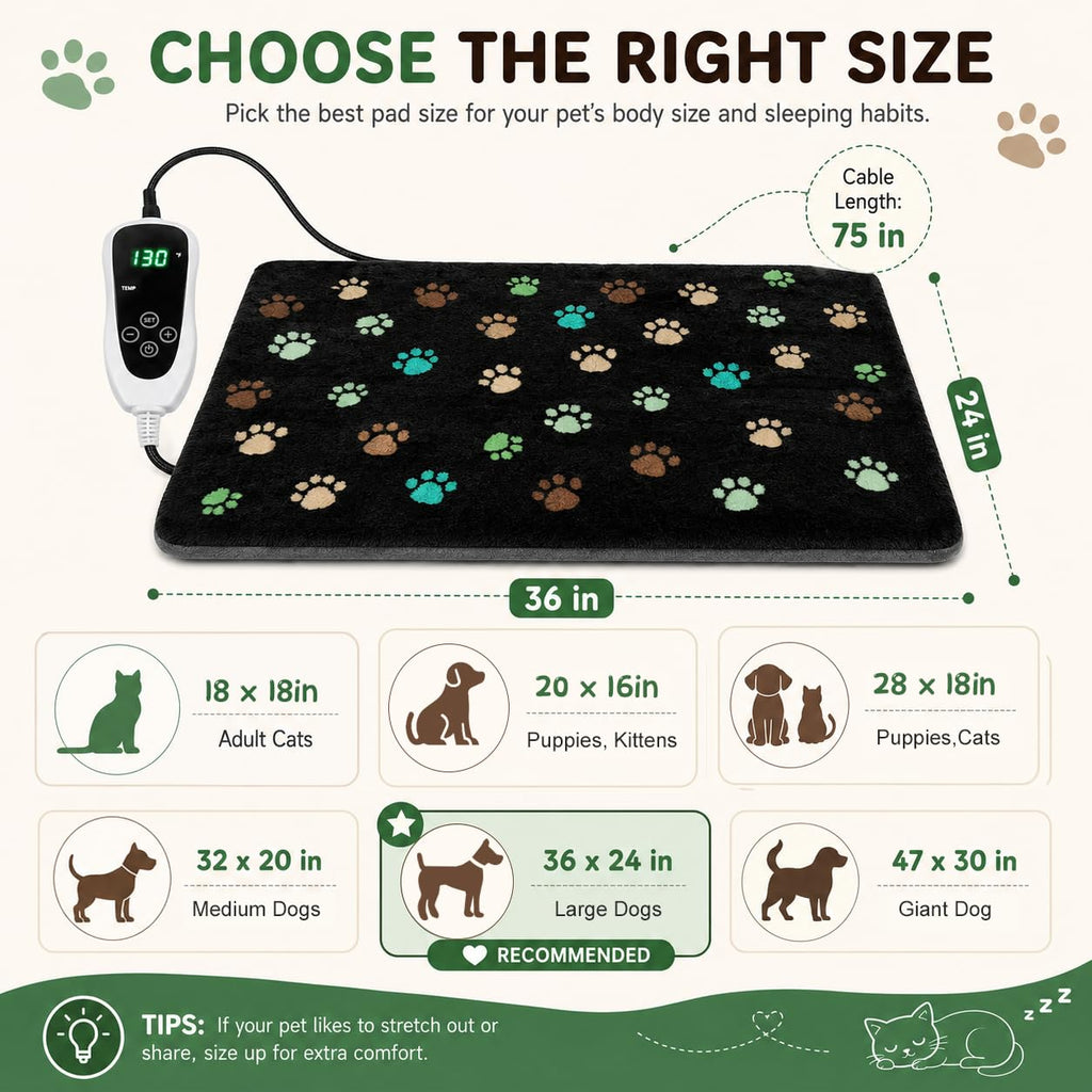 Large Dog Heating Pad 36x24 in G26282