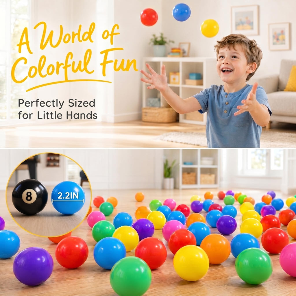 2.2" Phthalate Free Bpa Free Plastic Ball Pits Balls L7584