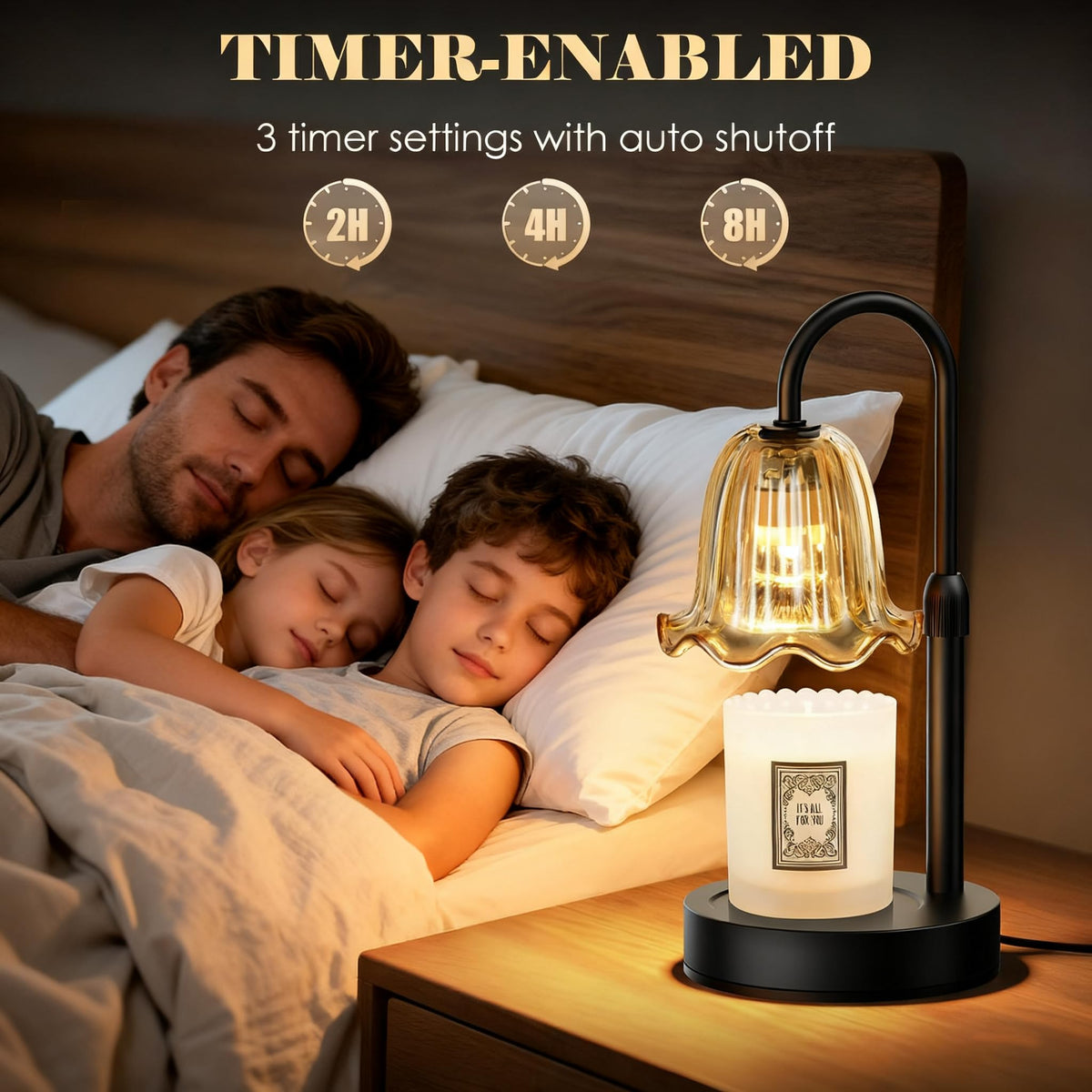 Candle Warmer Lamp with Timer Dimmer E104260