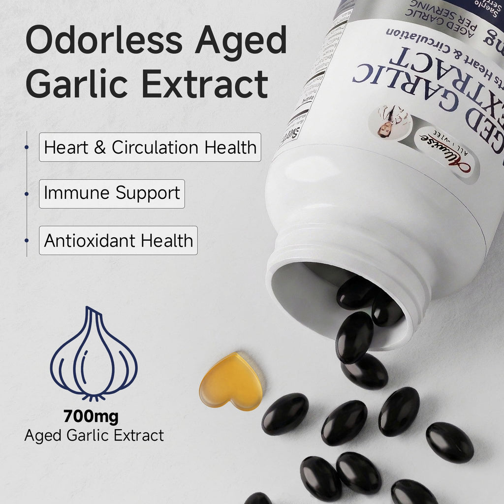 Aged Black Garlic Extract 700mg Supplements Y24113