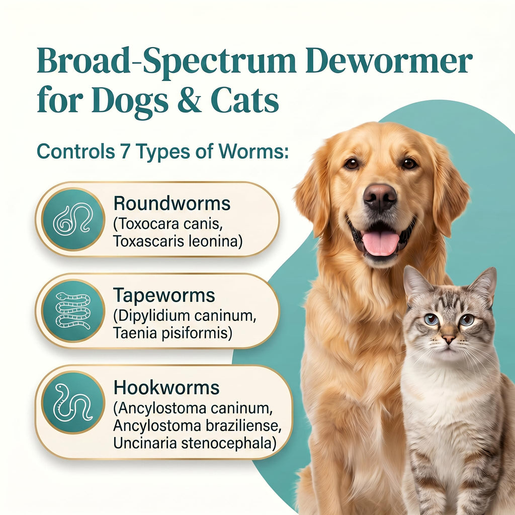 Dewormer for Dogs & Cats, 25 Chewable Y351