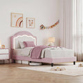 Velvet Upholstered Twin Bed Frame Y518