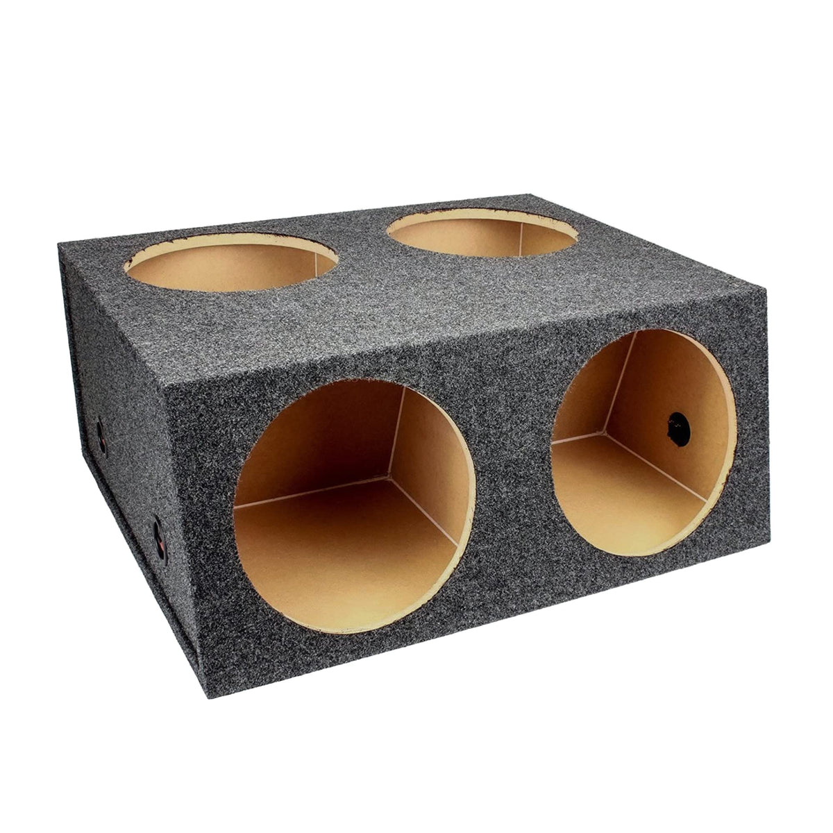 12 Inch 4 Hole Sealed Divided Speaker Box Subwoofer Enclosure H349