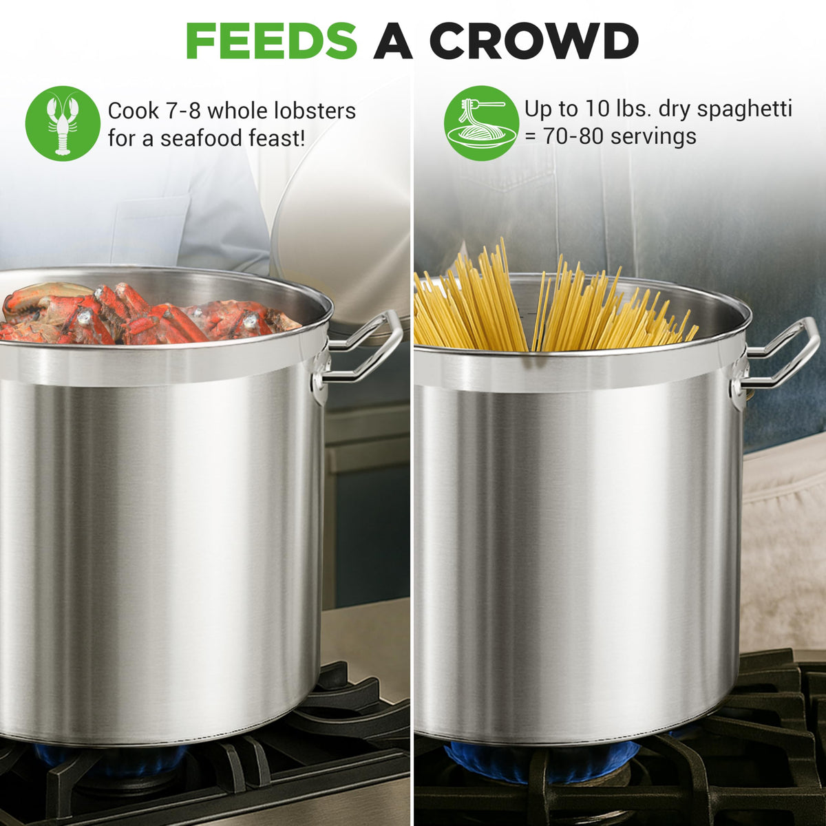 40 Quart Stainless Steel Stockpot X1732