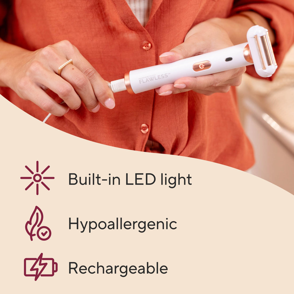 Electric Razor for Women with LED Light A2627