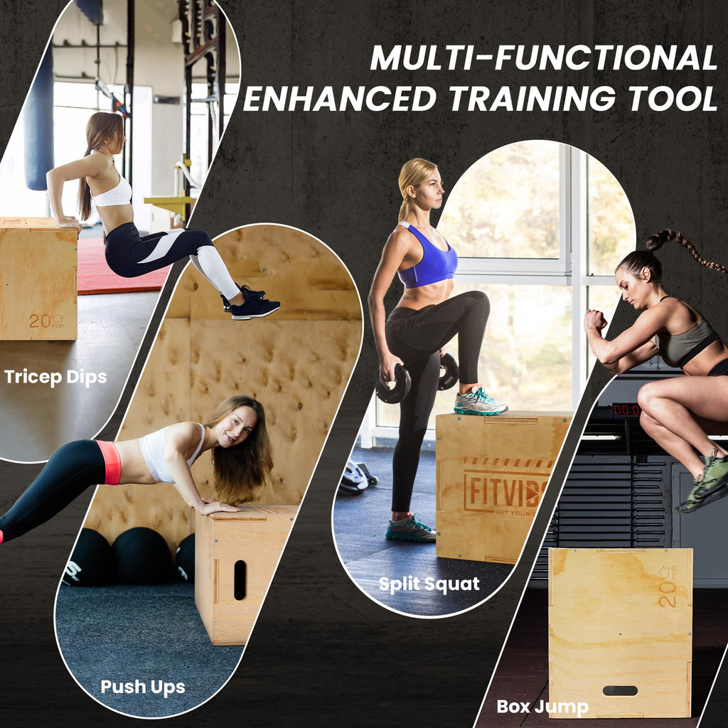 Wooden Plyo Box 30" x 24" x 20" S8371