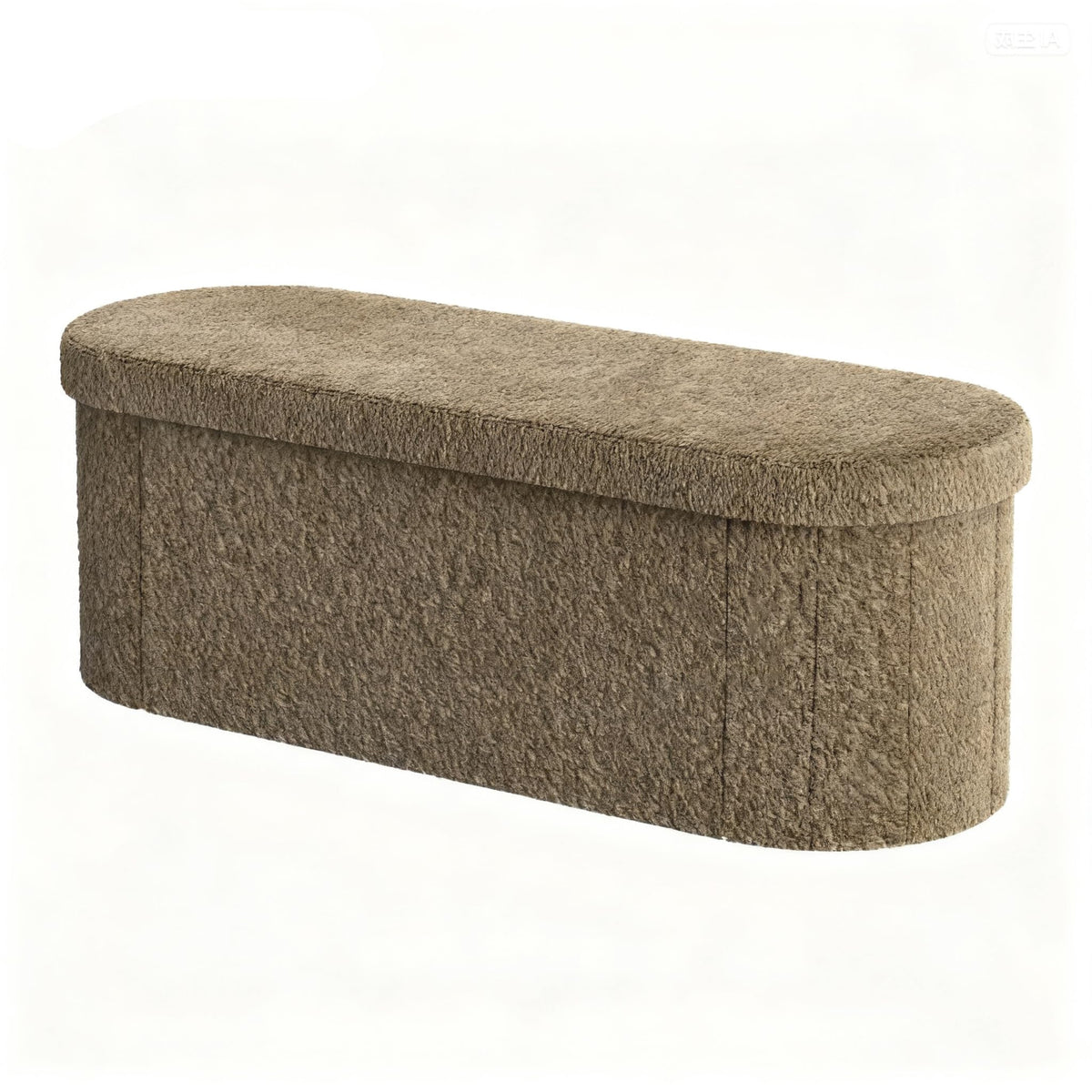 Oval Storage Ottoman B266