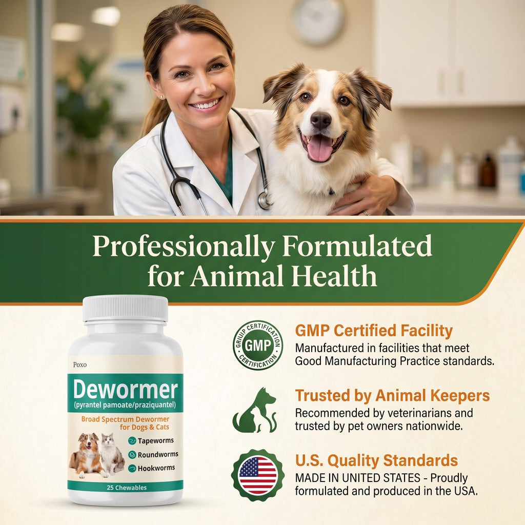 Dewormer for Dogs & Cats, 25 Chewable Y351