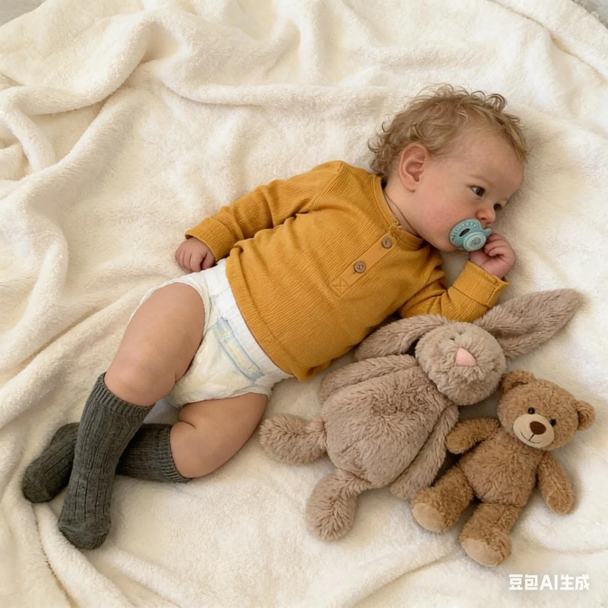 20 inch Vinyl Reborn Baby Doll with Hair U783976