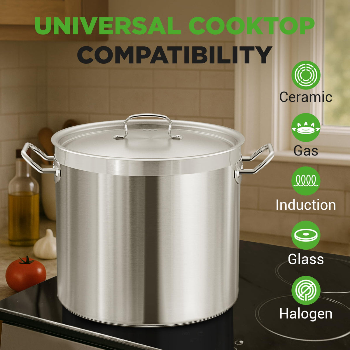 40 Quart Stainless Steel Stockpot X1732