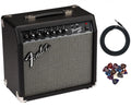 Black Guitar Combo Amplifier with Cable C489