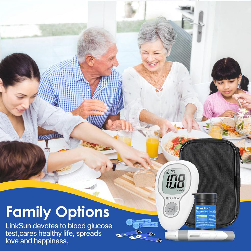 Glucose Monitor Kit, 100 Strips & Lancets U190396