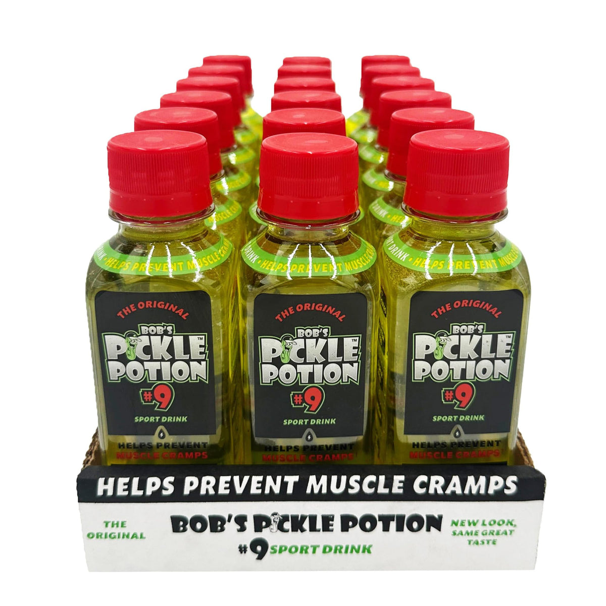 Electrolyte Pickle Shot Zero Caffeine & Gluten-Free 6.3 Oz (Pack of 18, Dill Pickle) G751397