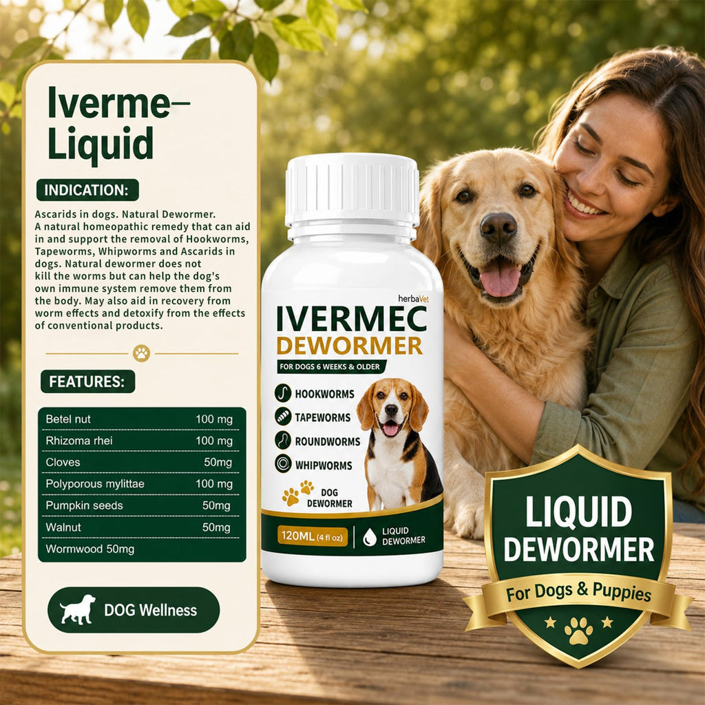 Broad Spectrum Dog Dewormer Liquid 120ml Q802