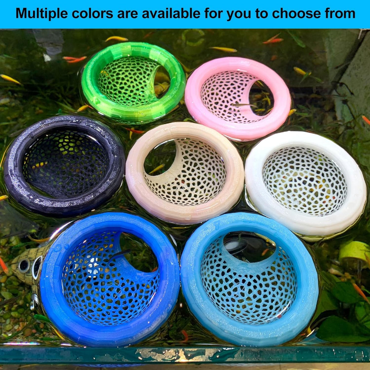 White Floating Betta Fish Hammock Bed and Hide Cave M57585