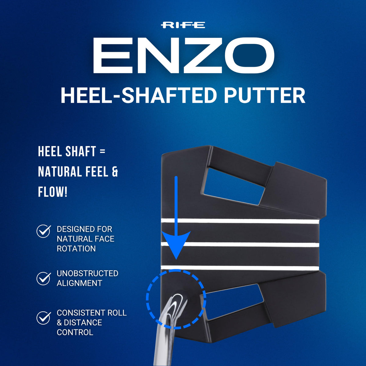 Extra Long 38 Inches Putter with Headcover X867744