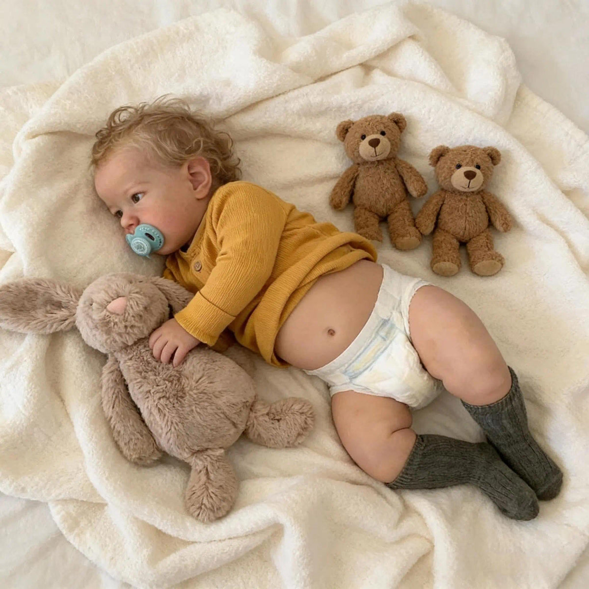 20 inch Vinyl Reborn Baby Doll with Hair U783976