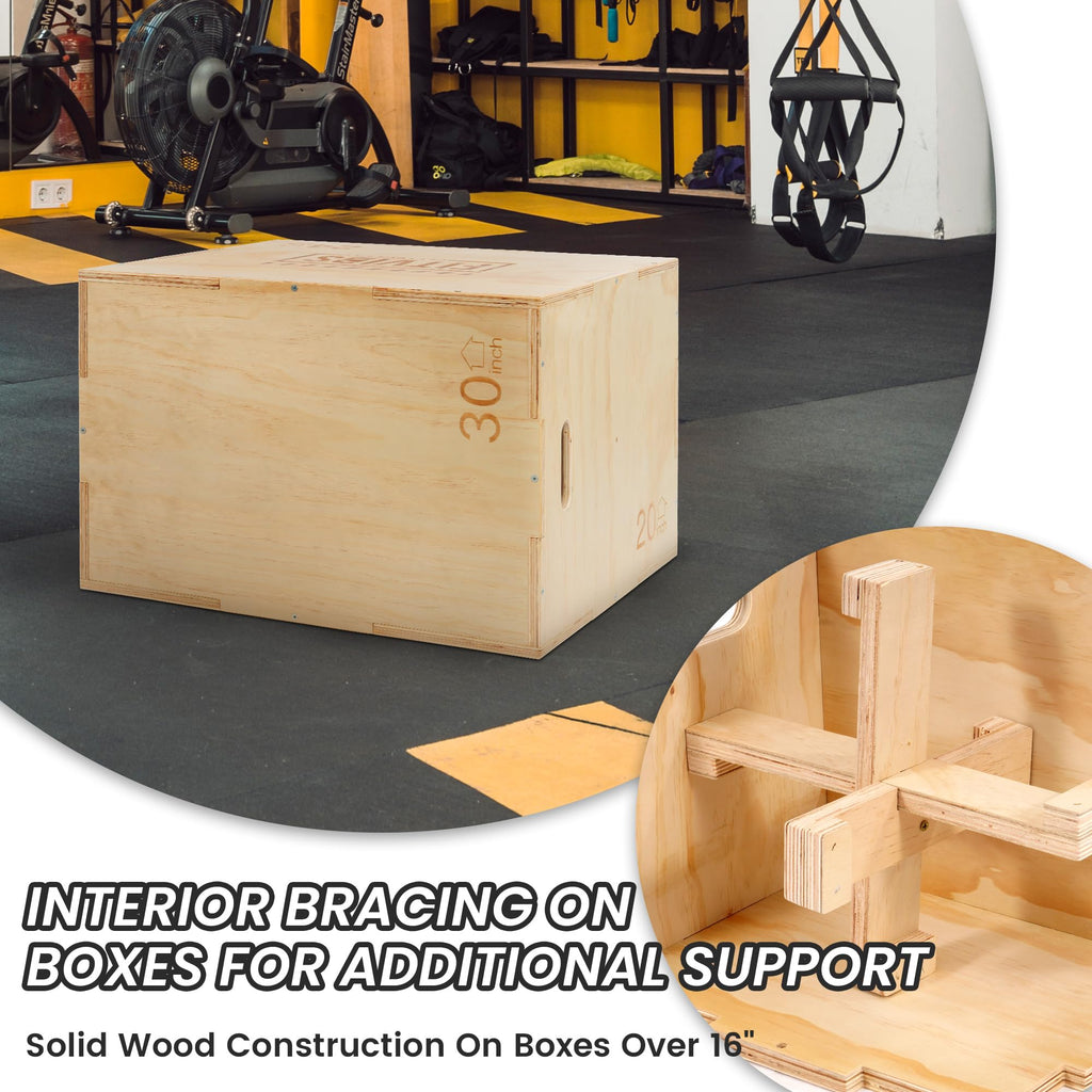 Wooden Plyo Box 30" x 24" x 20" S8371