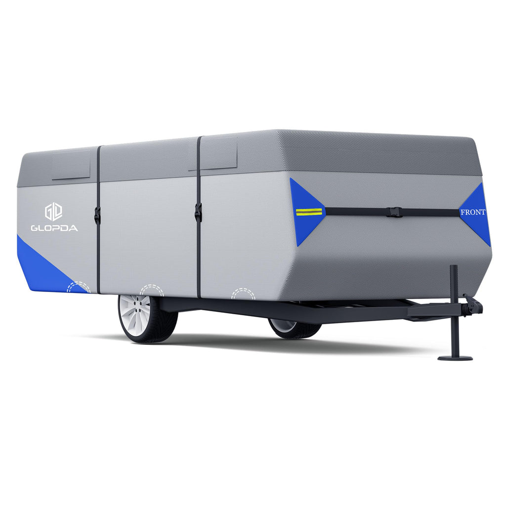 14' - 16' Waterproof Anti-Tear Pop Up Camper Cover Y7105