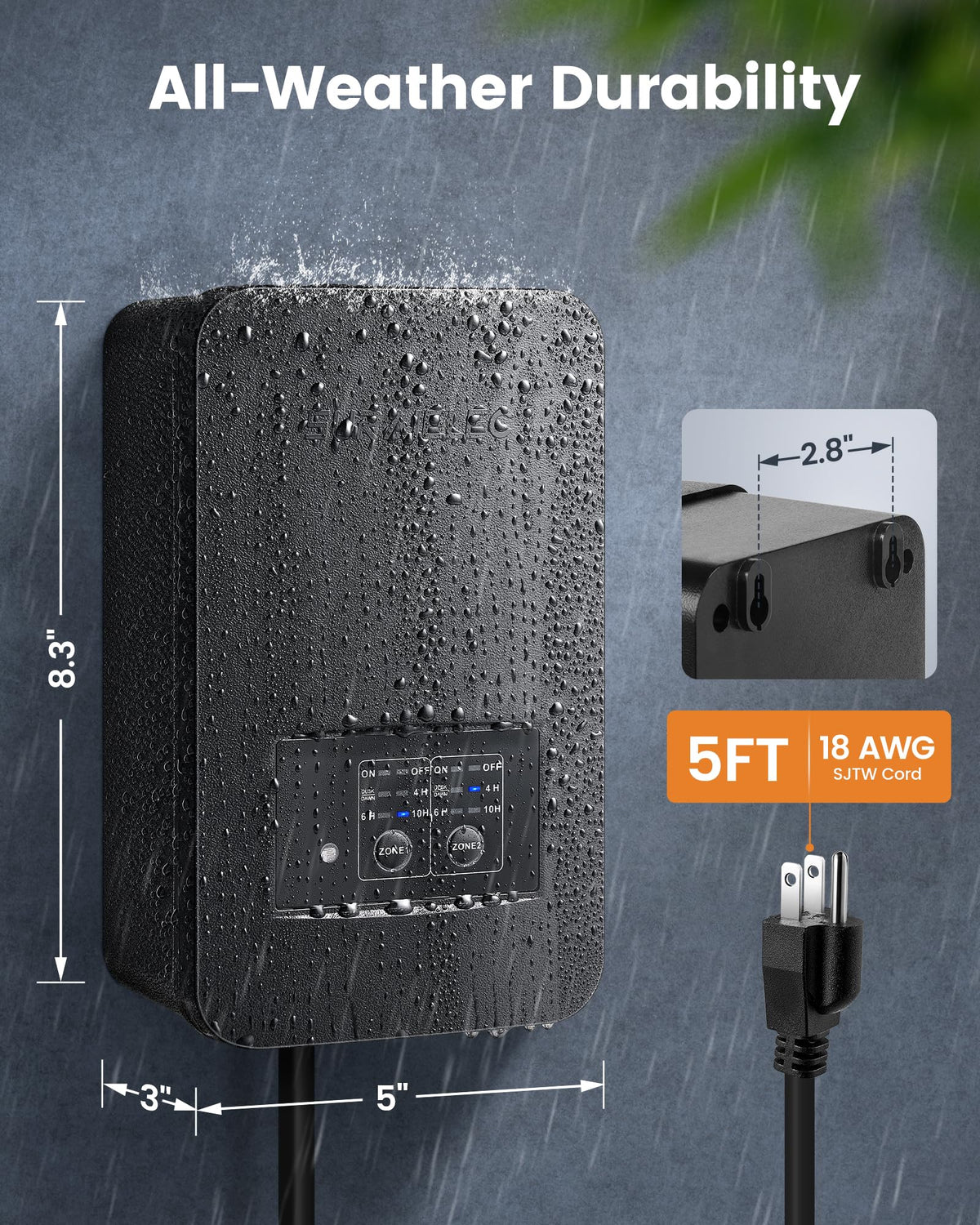 200W Low Voltage Landscape Transformer M554